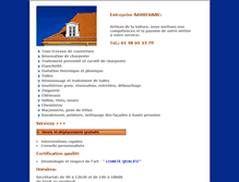 Tablet Screenshot of couvreur-aulnay.com